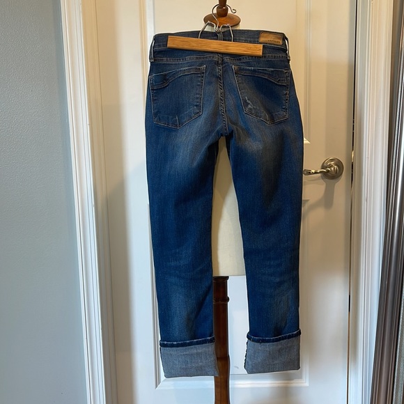 Express Mid-Rise Cropped Skinny Jean - Picture 2 of 7